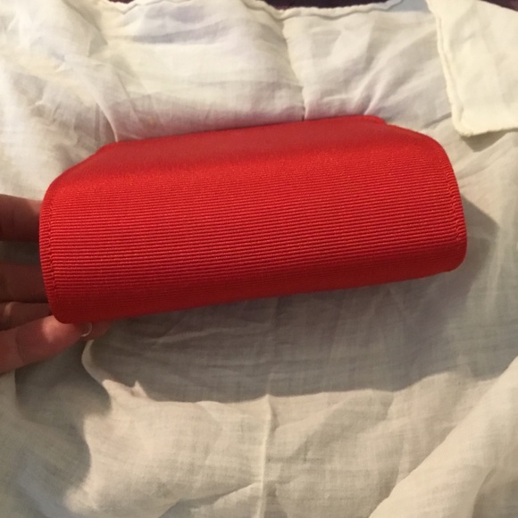 Authentic Christian Dior Beauty Red Lipstick Colored & Mirror Trousseau Case - Picture 11 of 16